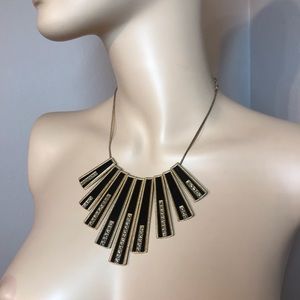 Egyptian Style Geometric Collar Necklace